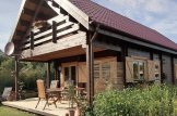 Dom drewniany letniskowy AURA (66 mm), 100 m² - z tarasem 35 m² customer 2