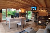 Domek ogrodowy drewniany MIA (44 + 44 mm, z izolacją PLUS), 5,5 x 5,5 m, 30 m² customer 2