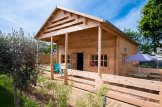 Domek letniskowy drewniany ANGERS (44 mm), 36 m² - z tarasem 19 m² customer 1