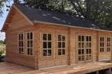 Domek ogrodowy drewniany DEVON (44+44 mm, z izolacją), 6x4 m, 24 m² customer 3