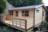 Domek letniskowy drewniany ALTURA (44 mm), 31 m² - z tarasem 8 m² customer 1