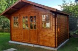 Domek ogrodowy drewniany OLYMP (44 mm), 4x3 m, 12 m² customer 1