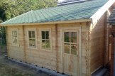 Domek letniskowy całoroczny SCOOT (44+44 mm, z izolacją PLUS), 4,5 x 6 m, 27 m² - z antresolą 9 m² customer 2