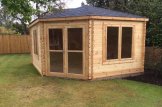 Domek ogrodowy drewniany KIM (44 mm), 5x3 m, 15 m² customer 2