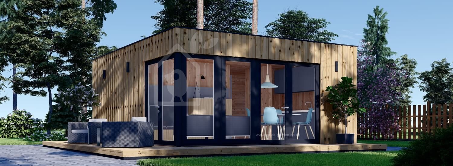 Domek letniskowy całoroczny PREMIUM (SIP Panels), 6x5 m, 30 m² visualization 1