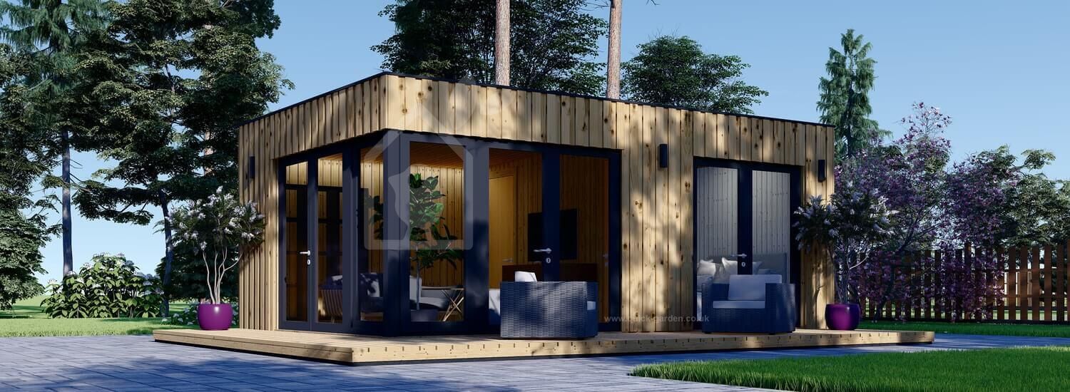 Domek letniskowy całoroczny PREMIUM (SIP Panels), 6,5 x 4,5 m, 30 m² visualization 1